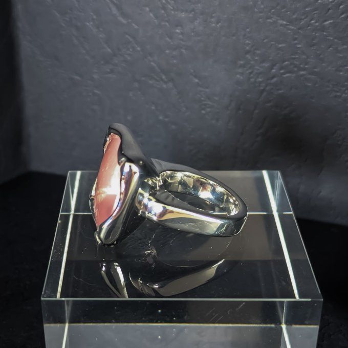 Argent sterling et quartz rose