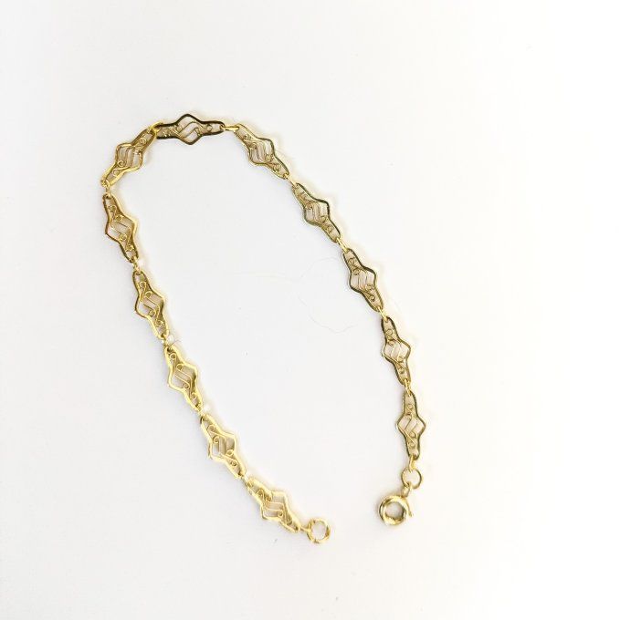 bracelet vintage en or 18K