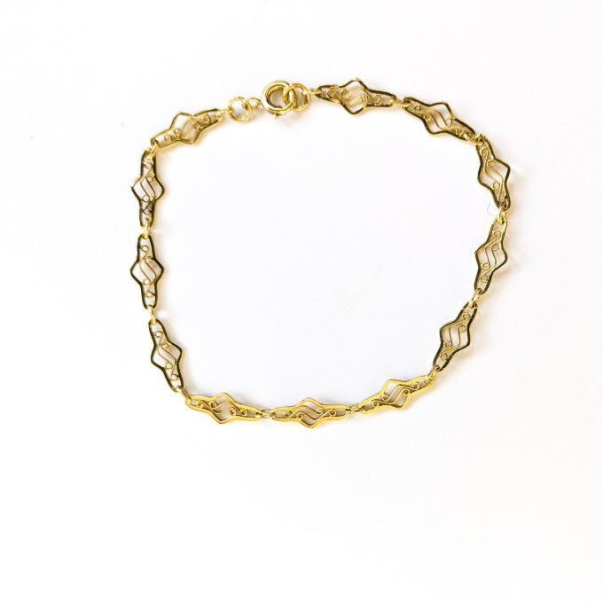 bracelet vintage en or 18K