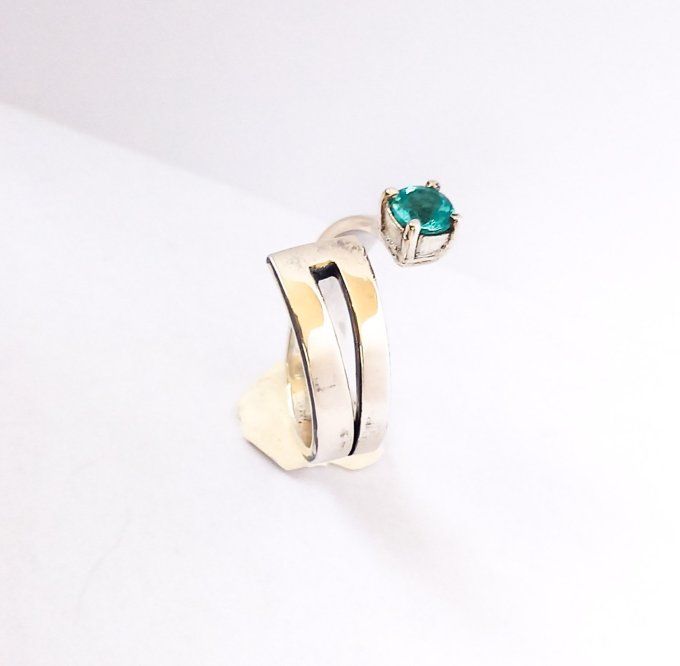 ajustable et apatite bleu néon